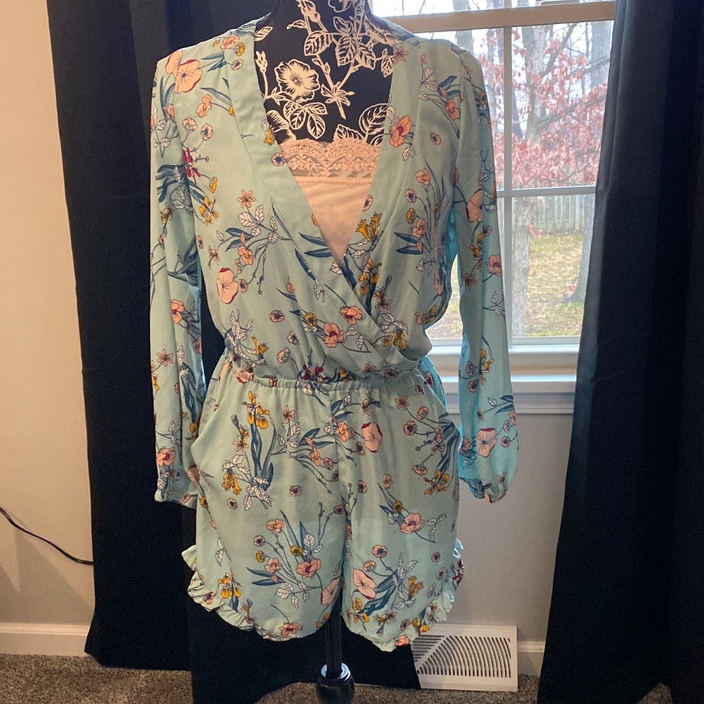 Copper key small romper